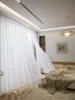 Popular Cheap Modern White Curtain Sheer with 100% Polyester Luxury Design for Bedroom Soft Light Airy Privacy Sheers for Living 4