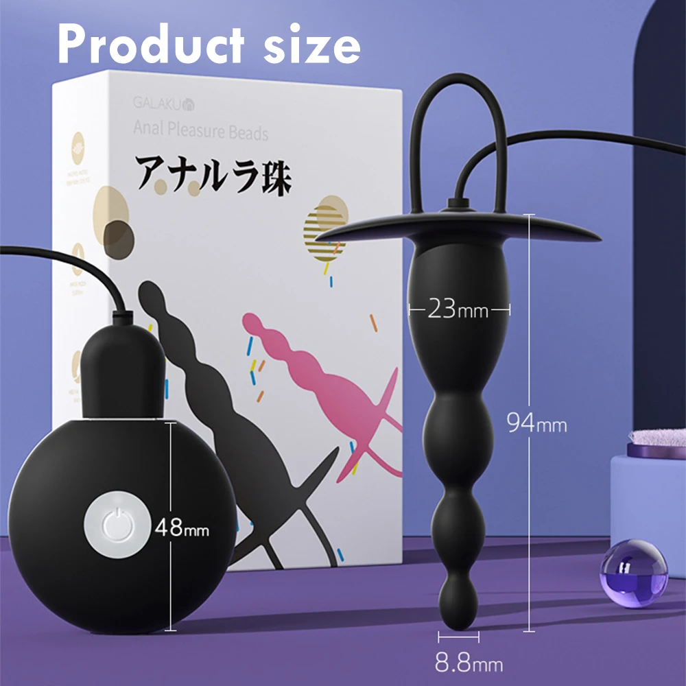 Anala pärlor vibrator mjuk silikon prostata stimulator dam_voghion.com