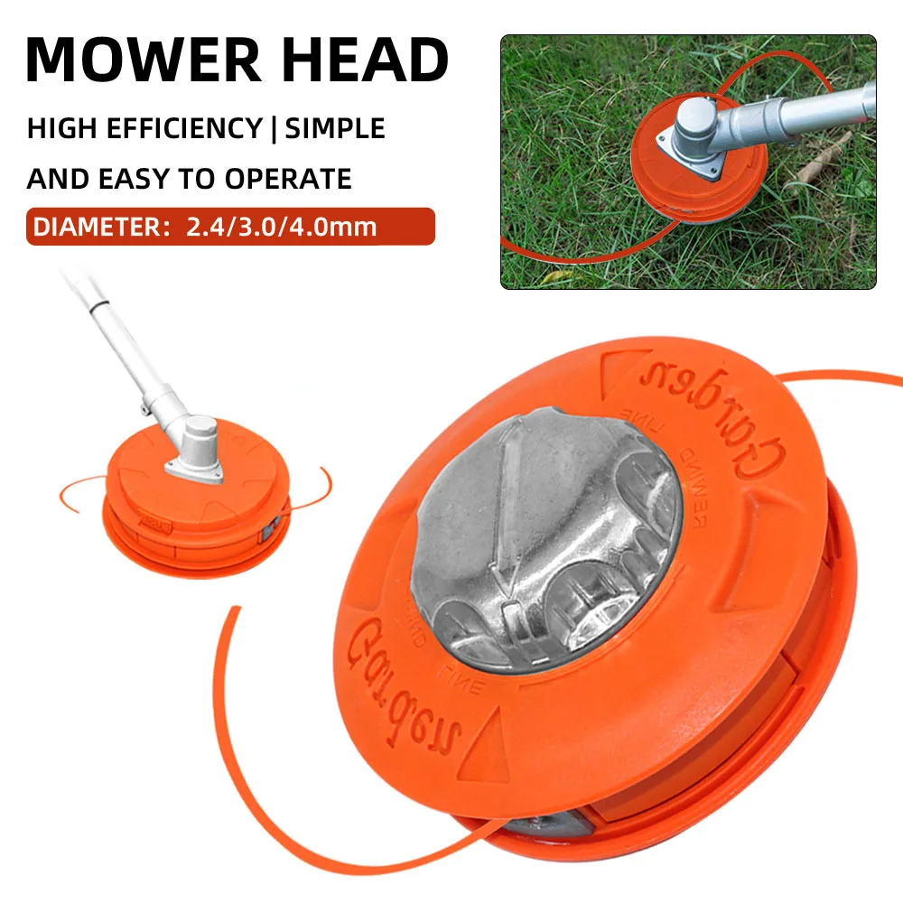 thumbnail image 2 of Replacement Petrol Trimmer Head Strimmer Bump Feed Line Spool Brush Cutter Grass | UK 2 of 11