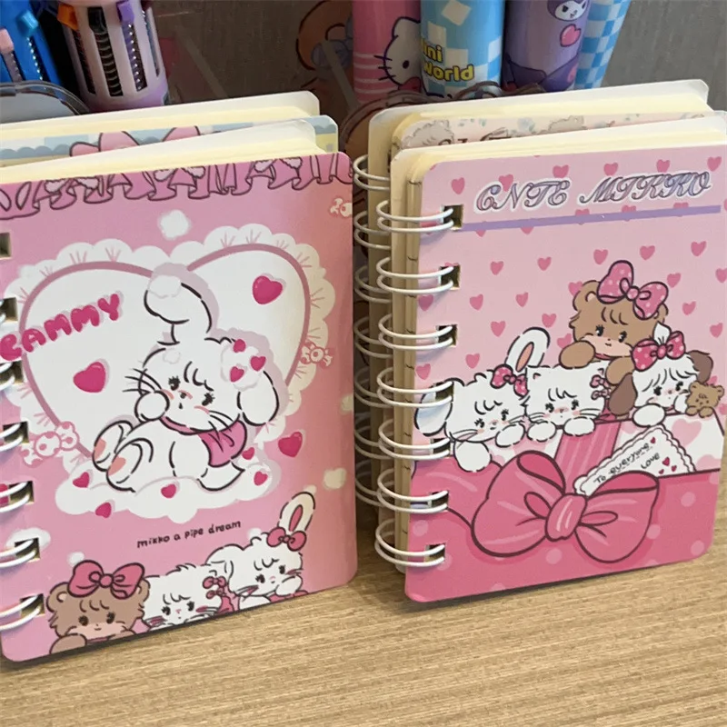 Mikko-ミニメモ帳,素敵な漫画モデル,メモ帳,学生用文房具セット,学用品