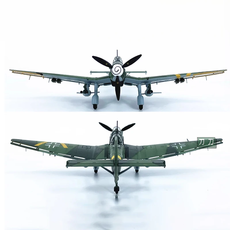 다이캐스트 1:72 스케일 스투카 JU87G2 JU-87 JU87 폭격기 합금 완성 시뮬레이션 모델 기념품 선물 성인 소년용