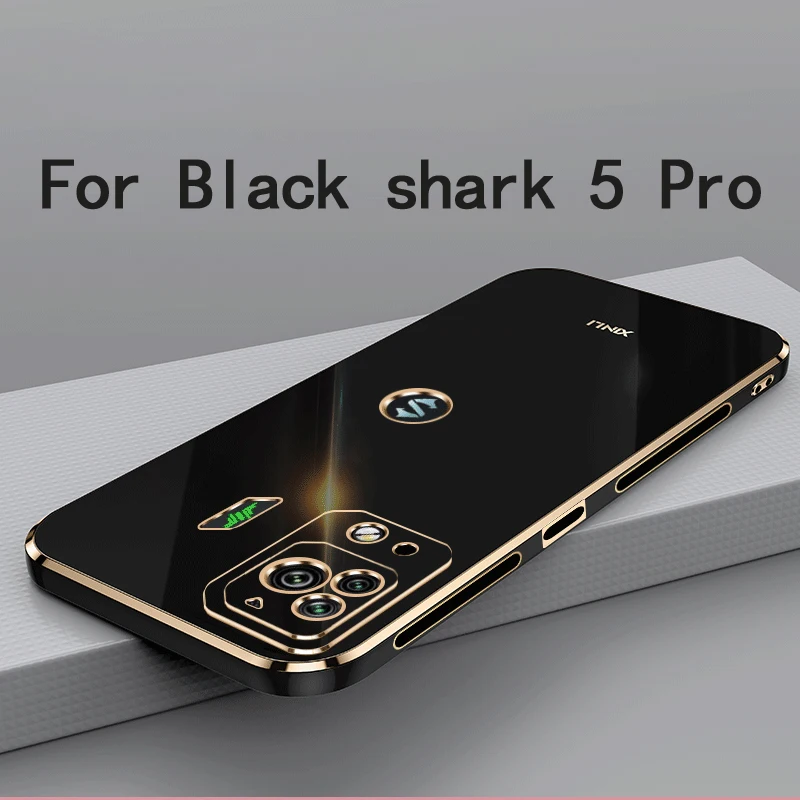 Premium Anti-Fingerprint Soft TPU Case with Camera Protection for Xiaomi Black Shark 5 Pro