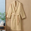 103945-d86656.jpg 100% coton Couple Robe gaufre peignoir Robe Kimono Yukata maison vêtements décontracté femmes vêtements de nuit printemps été vêtements de détente