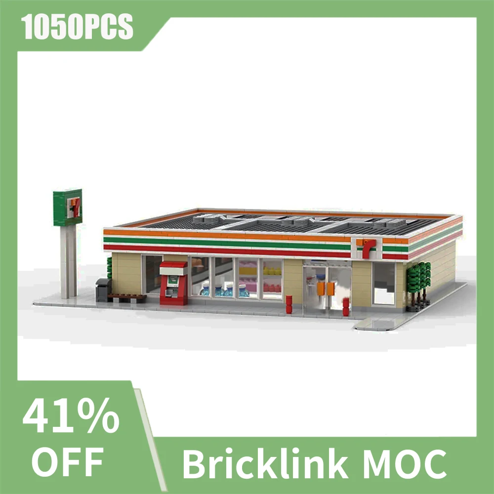 

NEW 1050PCS City Hot Selling Street View Moc ModularConvenience Stor DIY creative ideas Children Toy birthday Gift Blocks