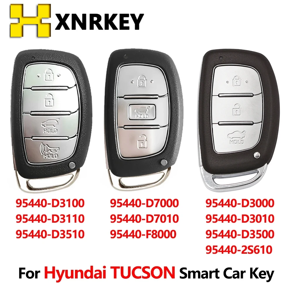 Xnrkey Aftermarket Smart Remote Key Per Hyundai Tucson Smart Key Muslimexmuslimed7000 D3500 Senza Logo