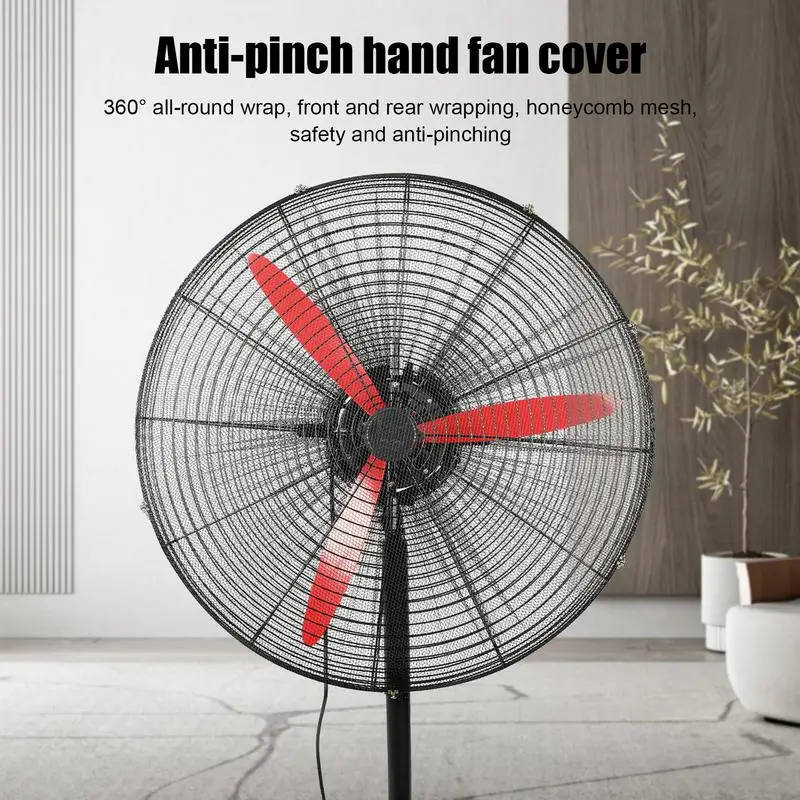 Fan Protective Cover Round Electric Fan Guard Dust Covert Dustproof Fan Mesh Protector For Home Protection Accessories Tool images - 6
