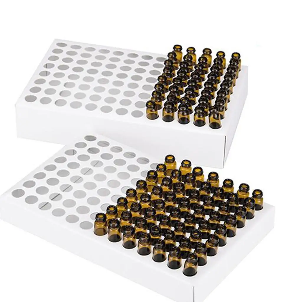 104PCS Essential Oils Fragrance Dropper Bottles Mini Empty Pipette Vials 2ml