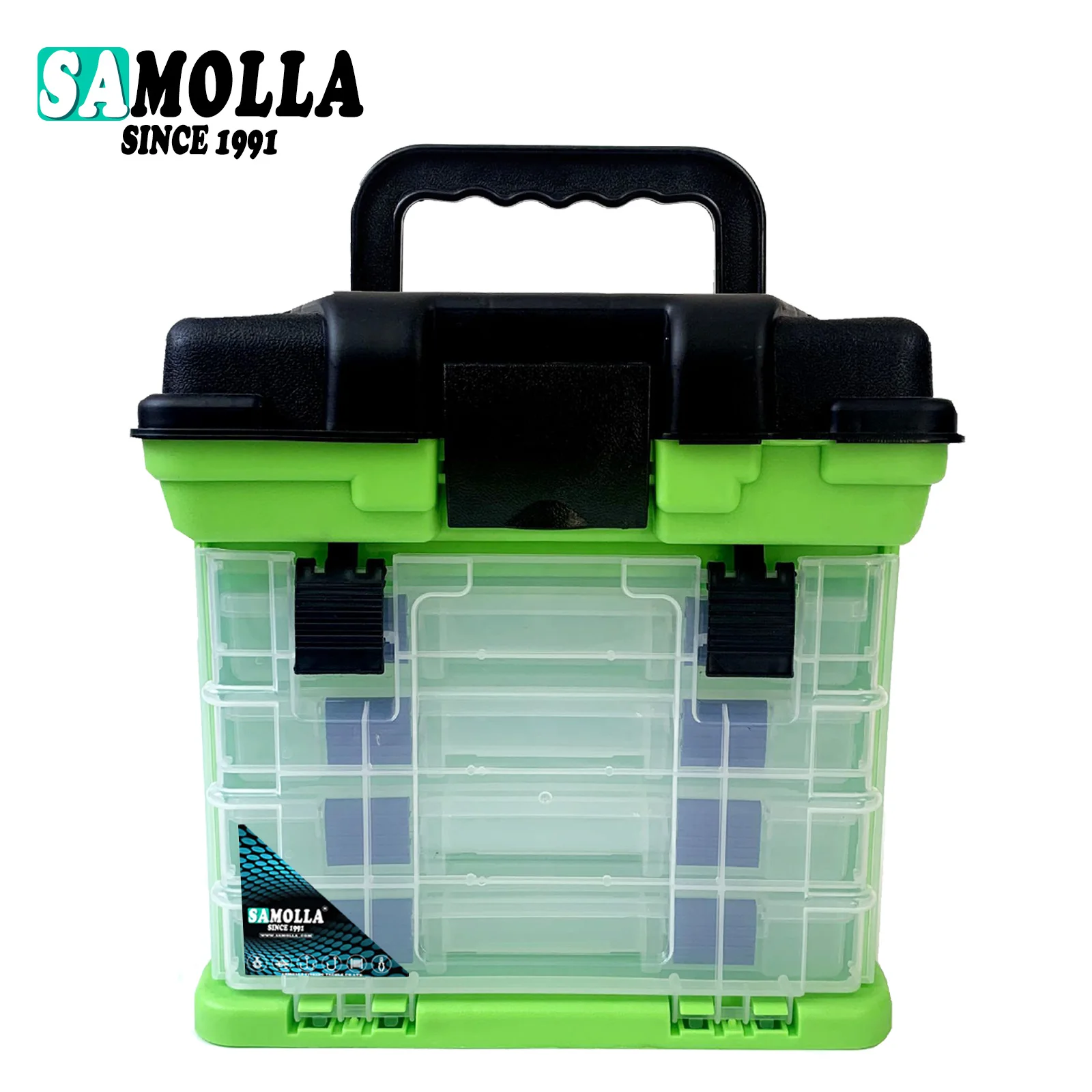 2023 multifunktions Big Lure Angeln Box Multi-stöckige Fächer Kunststoff Zubehör Tackle Container Fall Einstellbare Organizer – Detail 11