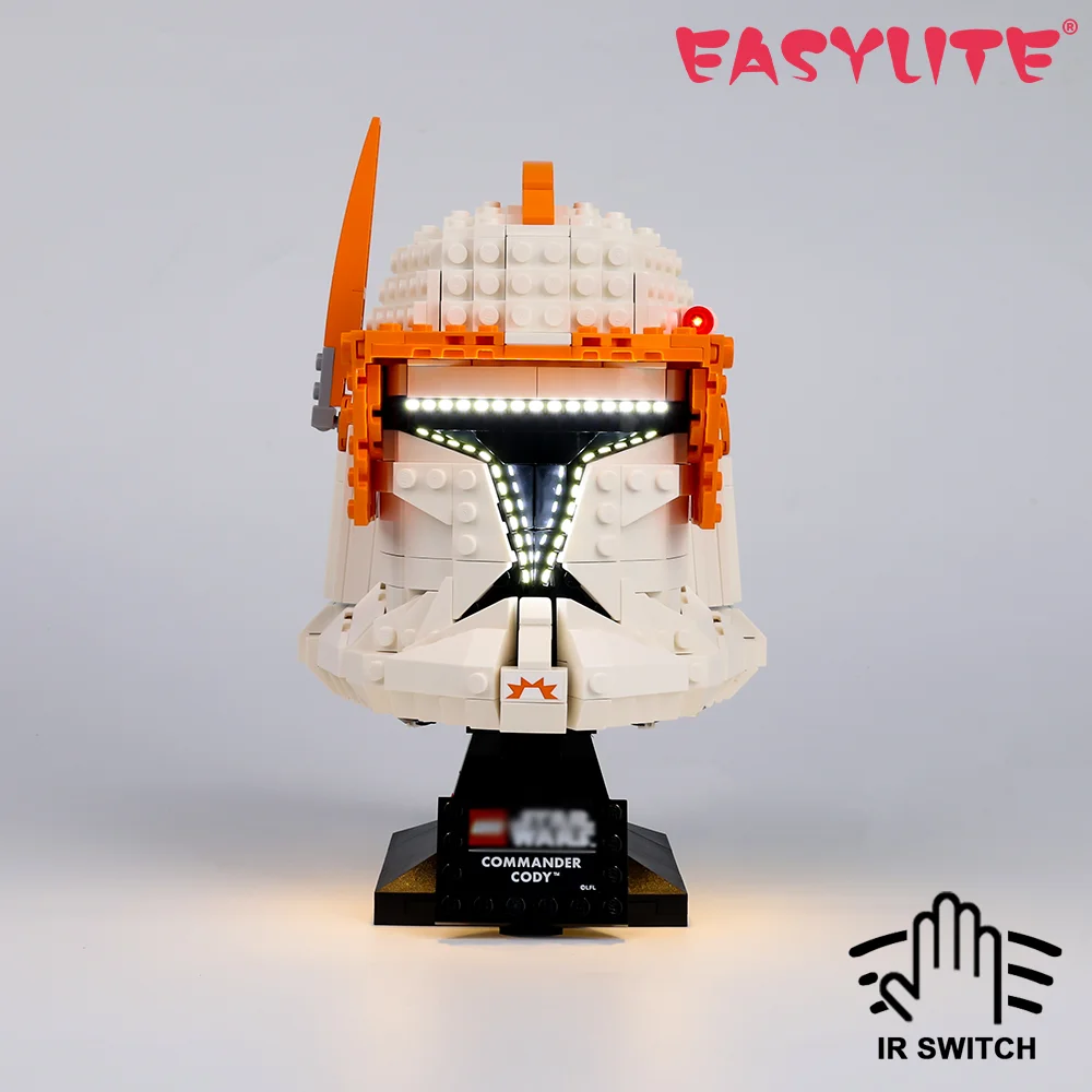 Easylite Led Light Set Per 75350 Clone Commander Cody Helmet Star Building Blocks Bricks Wars Kit Di Illuminazione Fai Da Te No Model