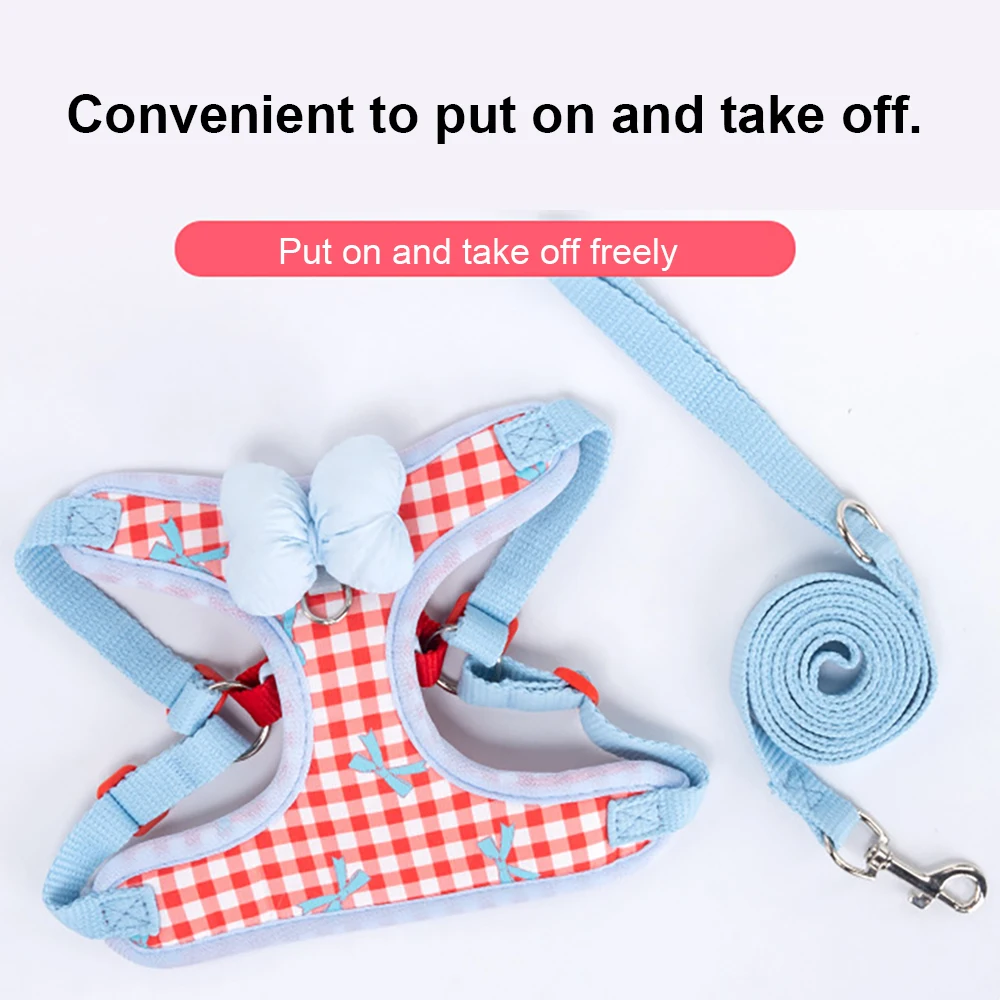 New Dog Harness Air Cushion Breathable Soft Mesh Cat Vest Adjustable No-Pull Pet Harness For Small Medium Large Dogs Puppies_voghion.com