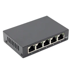 High - Speed 5 - Port Ethernet Network Switch - Gigabit, Plug - and - Play, Fanless Design (5 - Port)