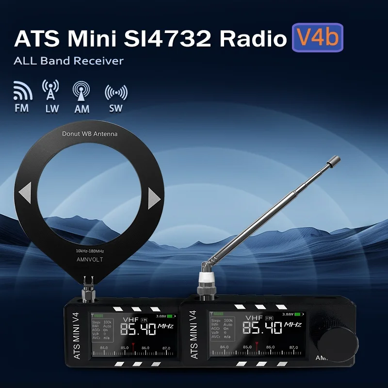 ALL Band DSP Radio FM AM SSB LSB USB Receiver, built-in Hi-Z Headphone Amplifier Circuit 6