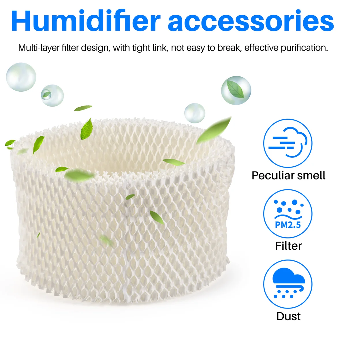 HU4102 Humidifier Filters,Filter Bacteria And Scale For Philips HU4801/HU4802/HU4803 Humidifier Parts