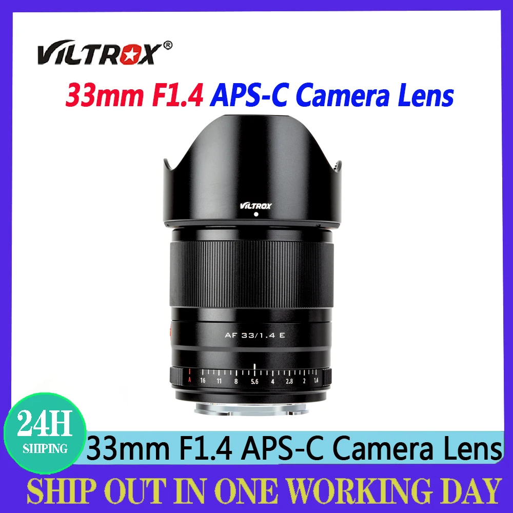 VILTROX 33 ミリメートル F1.4 カメラレンズ APS-C オートフォーカス
