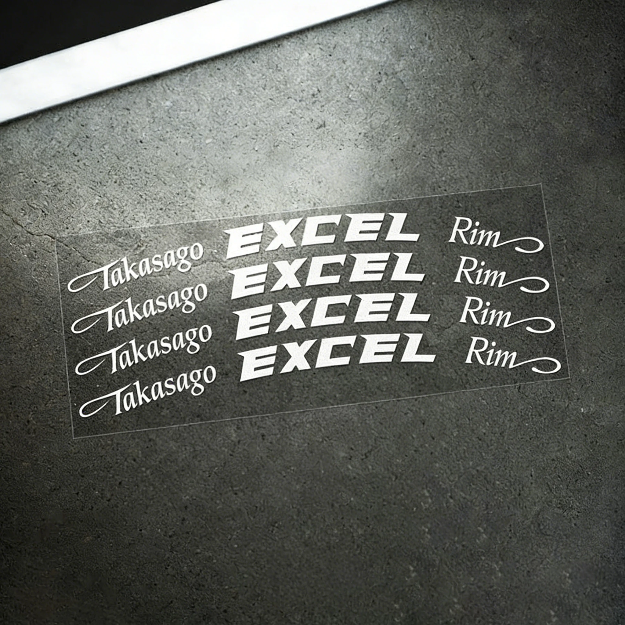 자동차 스타일링 스티커 데칼 오토바이 레이스 1719'' 휠 림 허브 EXCEL RIMS용 자동차 외부 액세서리