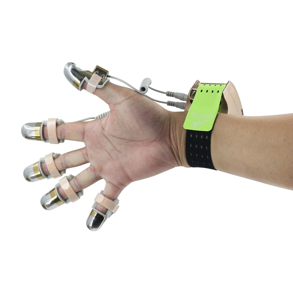 New Microcurrent Golden Finger EMS Beauty Machine Gravitational Diamond Finger Face Lifting Body massager 6