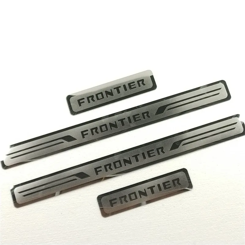 

For Nissan Frontier Pro 4x 2017-2018 2019-2024 Door Sill Scuff Plate Cover Trim Threshold Pedal Styling Protect car assecories