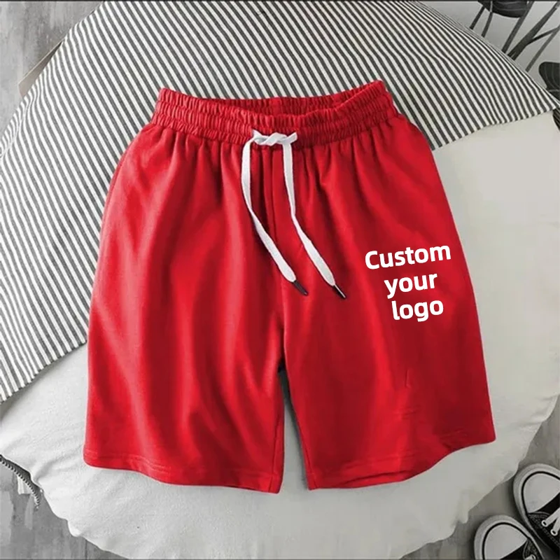 Summer Men's Casual Short Custom your logoCasual Jogging Slim Fit Shorts Trousers Comfortable and Breathable 5 Colors 4