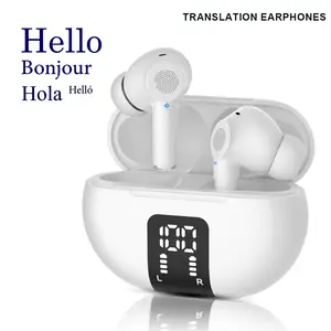 Timekettle-auriculares WT2 Edge/W3, dispositivo de traducción simultánea  con voz, varios idiomas, para negocios, viajes y reuniones - AliExpress