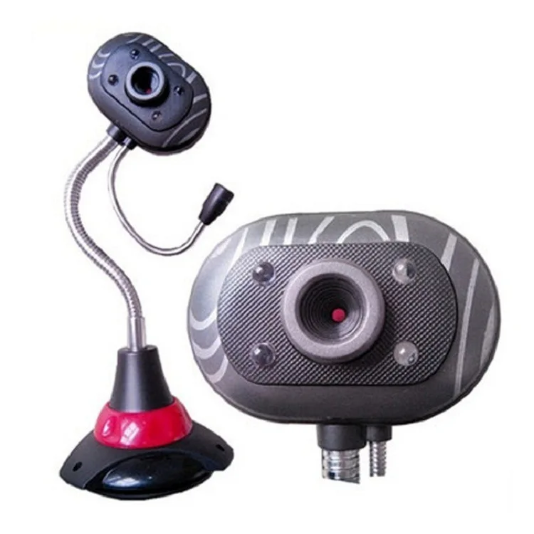480P Web Camera HD Webcam CMOS USB 2.0 Wired Computer With LED Fill Light Built-in Microphone for Desktop Computer Notebook PC