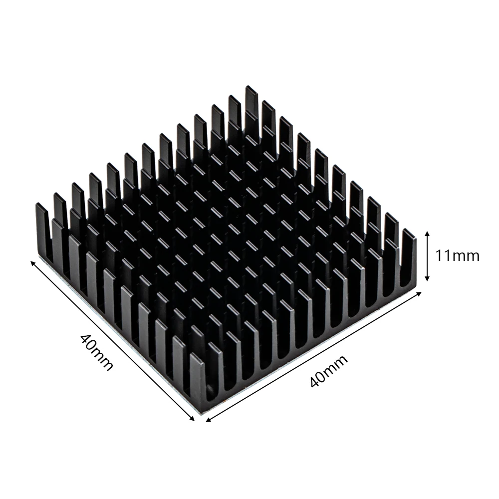 Dissipatore Di Calore In Alluminio A 16 Pinne – 120x100x18 Mm (2 Pezzi) – Per Transistor, FET, MOSFET, SCR