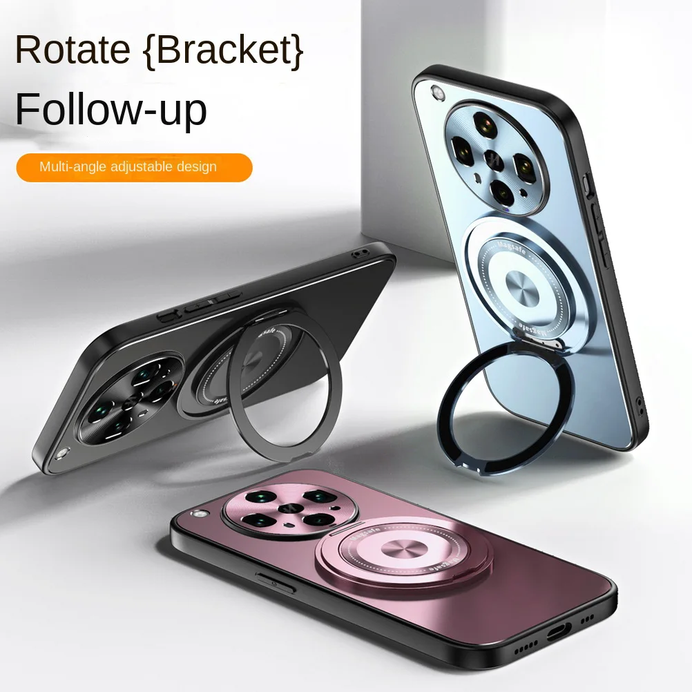 Matte Galvanized Back Plate with Rotatable Metal Bracket Holder and Full Lens Coverage