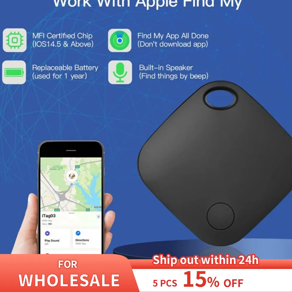 SmartBluetoothGPSTrackerWorkswithFindMyAPPAntiLoseReminder