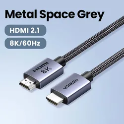 Ultra High-Speed 8K HDMI Cable with Dolby Vision, 48Gbps - 5m (8K Space Grey)