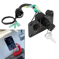 Outboard Single Engine Key Switch Panel Assembly On-Off-Start 704 Control Box for Yamaha Outboard Yacht 704-82570-08-00