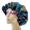 Large Women Satin Bonnet Hat Double Layer Reversible Sleep Cap Silky Soft Night Sleep Cover Cap Lady Hair Styling Accessories 1