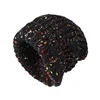 Trendy Mixed Color Slouchy Beanie Classic Coldproof Warm Skull Cap Thick Knit Hats Beanies For Women Autumn & Winter 3