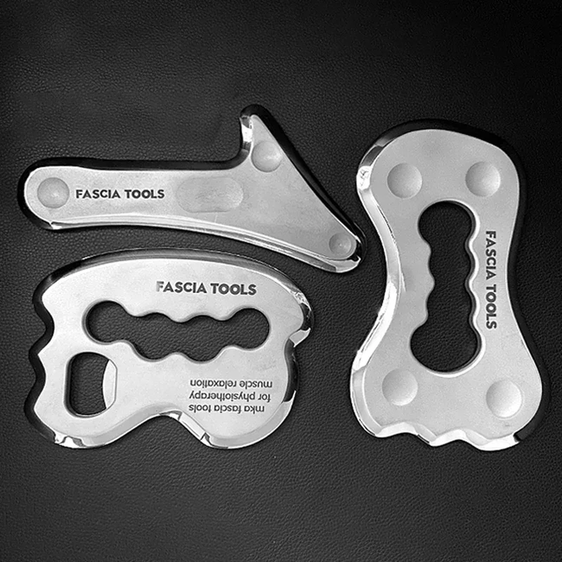 

Gua Sha Physical Therapy Massage Tools Stainless Steel Metal Scraping Blade Chiropractic Myofascial Release Muscle Relax