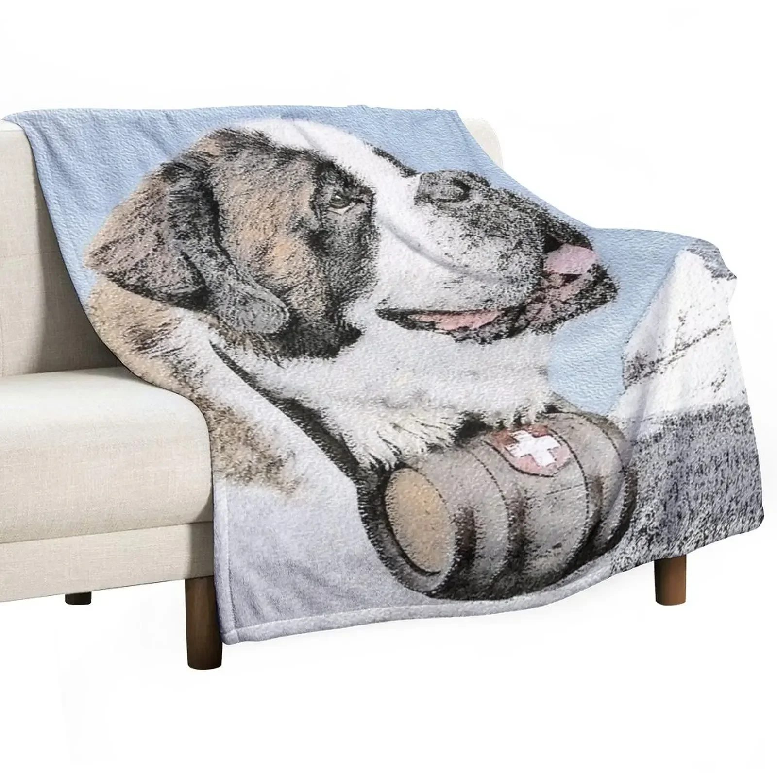 

Saint Bernard Throw Blanket christmas decoration Soft Blankets