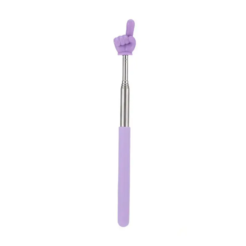 Creative Stainless Steel Teaching Telescopic Rod Finger Design Teaching Stick multifunctional Reading Stick home School Supplies - Image 7