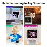 Smart home Wifi thermostat tuya RF wireless gas boiler heating programmable room temperature remote controller with alexa google - Image 6