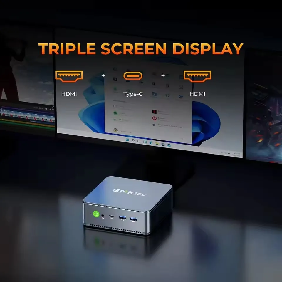 GMKtec Nucbox Gaming Mini PC M6 Ultra AMD Ryzen 5 7640HS USB4 2