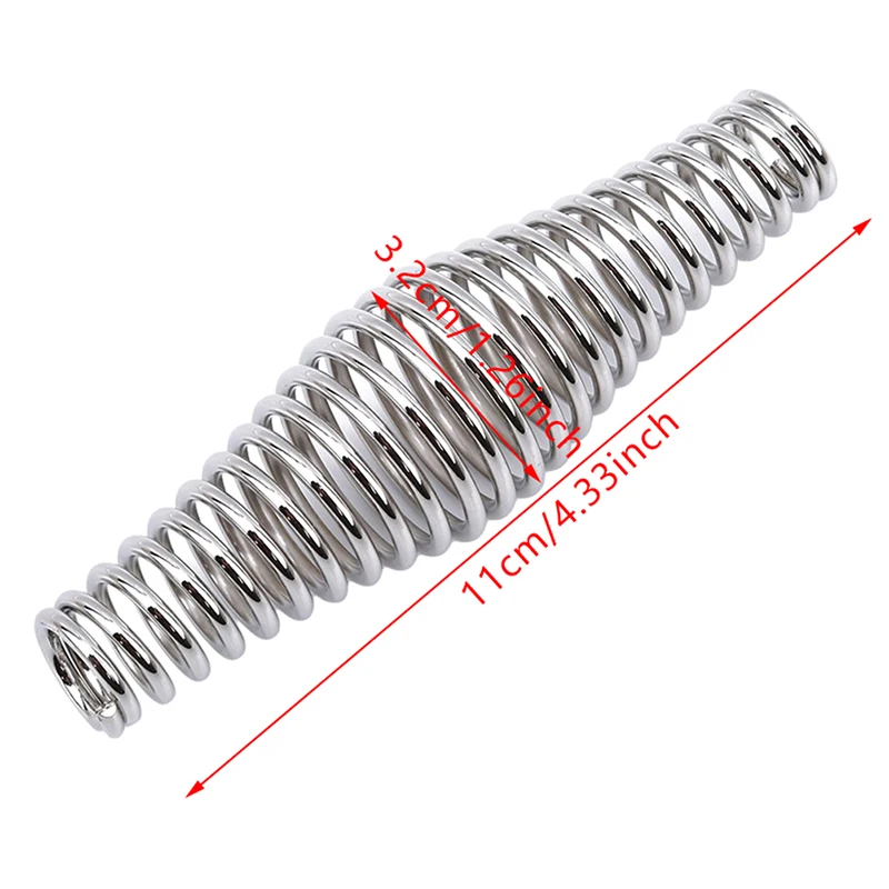Outdoor BBQ Pit Grill Stainless Steel Handle Springs Furnace Stove Smoker Kitchen Accessories Camping Equipment Tools