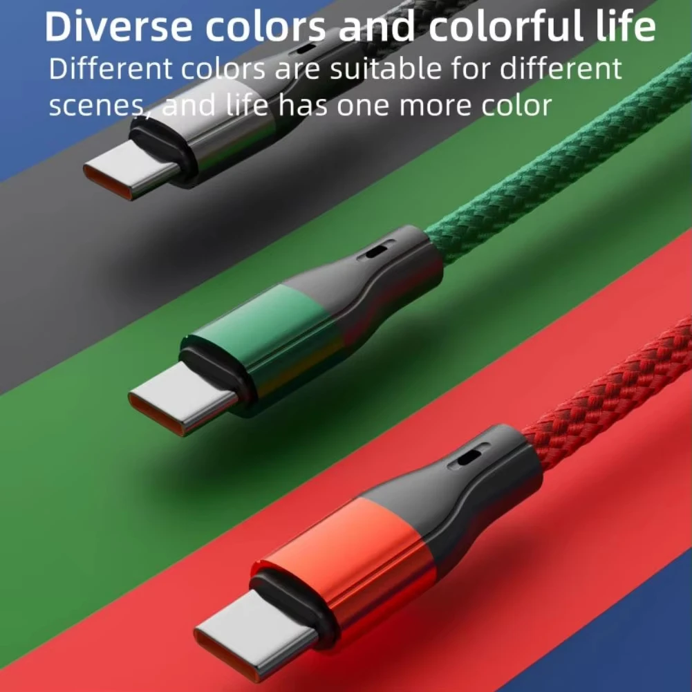 NNBILI 1.2m/2m 3 in 1 USB 고속 충전 케이블 타입 C 마이크로 IOS, 아이폰 화웨이 삼성용 멀티 충전 케이블 나일론 편조 케이블
