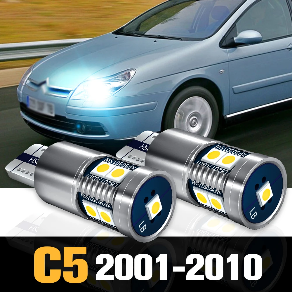 

2pcs Canbus LED Clearance Light Parking Lamp Accessories For Citroen C5 2001-2010 2002 2003 2004 2005 2006 2007 2008 2009