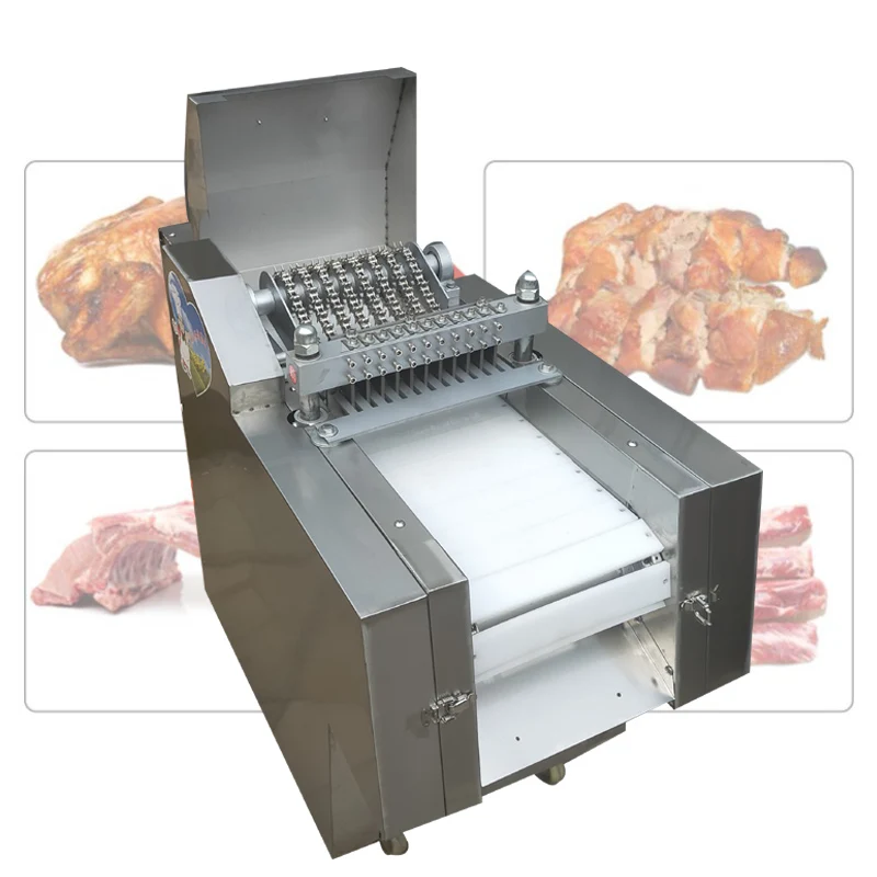 

High-Power Dicing Machine For Ribs Pig Feet Chicken Duck Fish Dicing Slicing Meat Cutting Machine