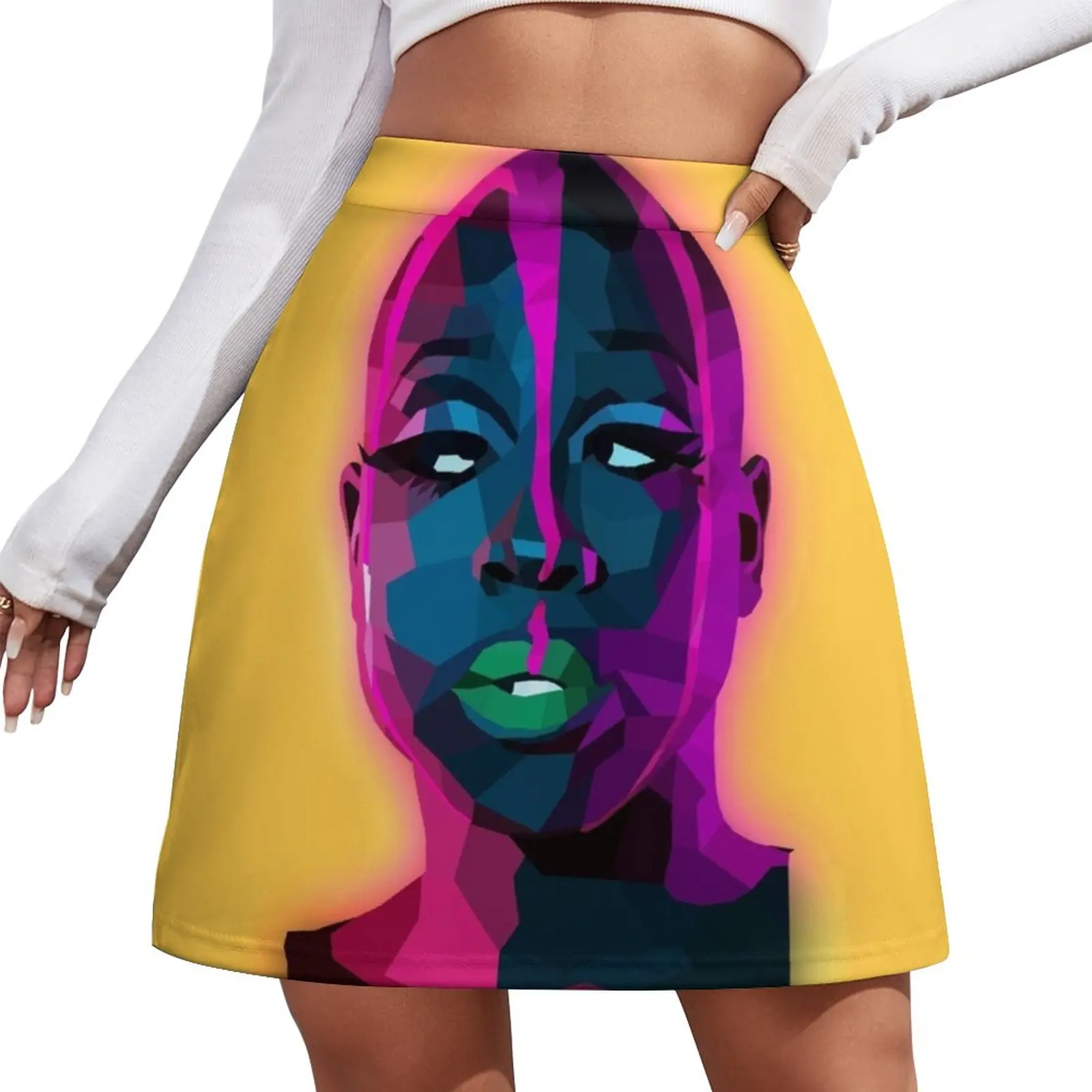 

Neon Bob The Drag Queen Mini Skirt sexy short mini skirts Summer dress Women skirt women's skirt 2023 trend