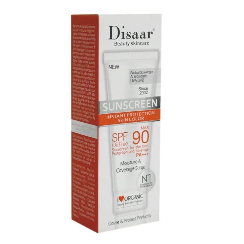 Face Cream Facial Sunscreen Sunscreen Cream Disaar SPF 90