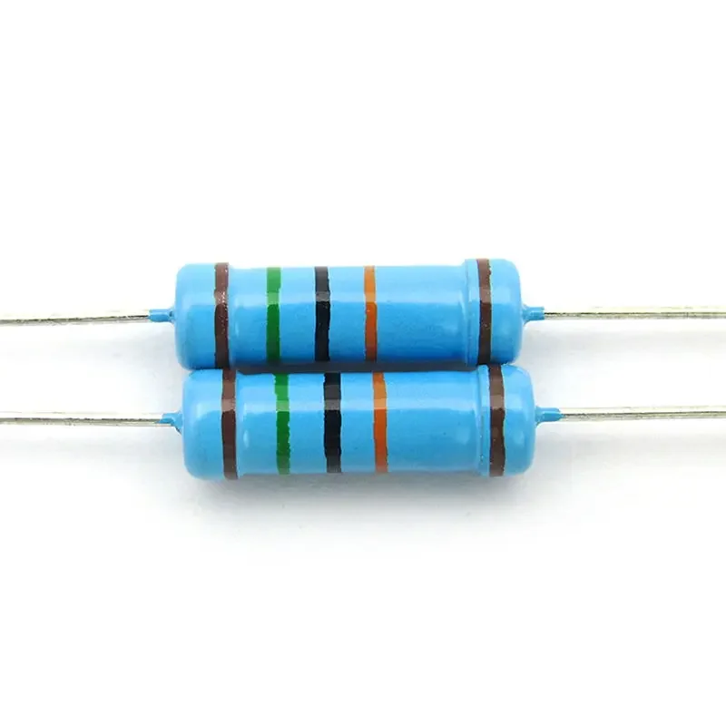 20PCS 2W 1% Metal Film Resistor 2W 1&Omega;-4.7M&Omega; 1 4.7 10 47 100 200 220 300 330 470 680 910 1K 2.2K 4.7K 10K 15K 100K 470K 1M ohm