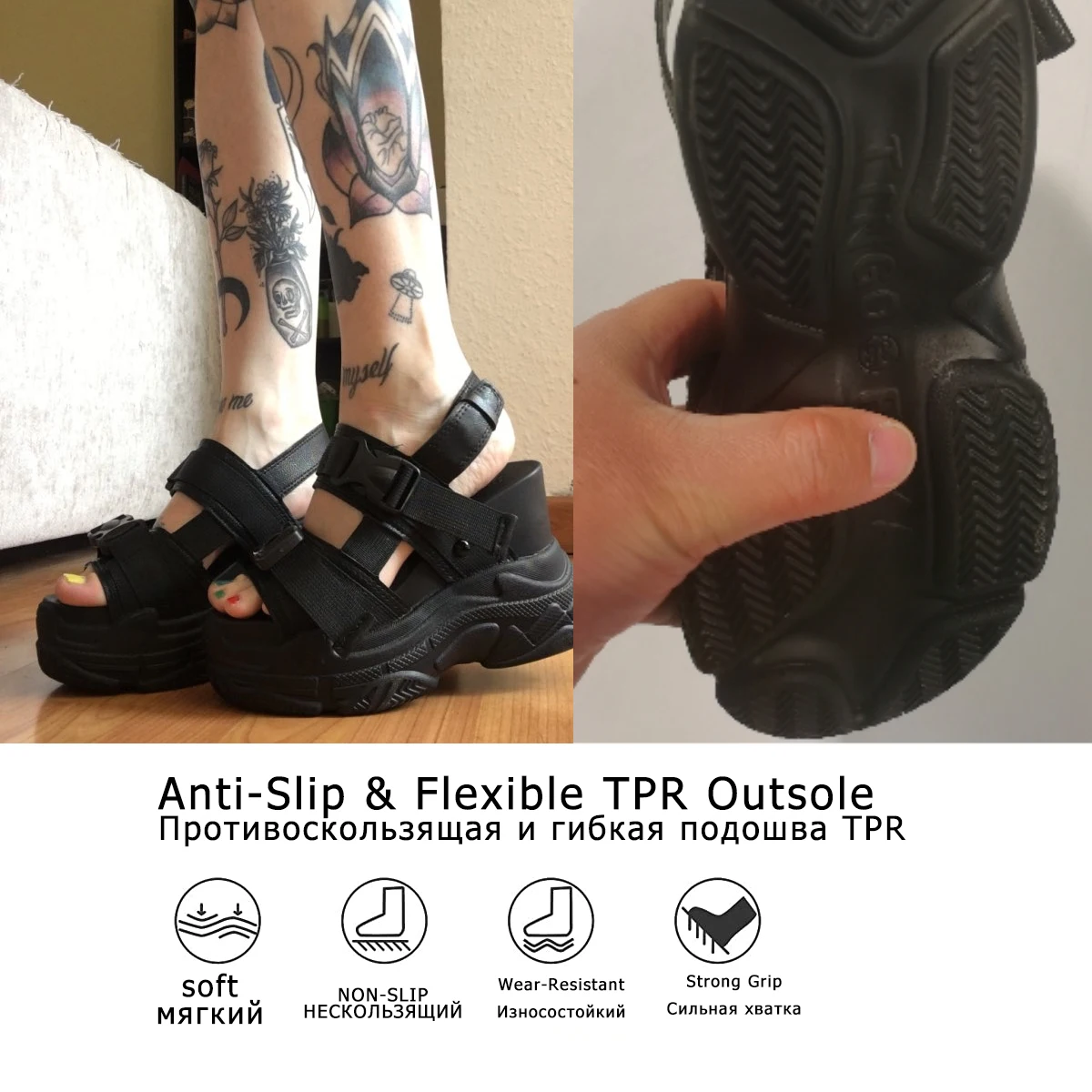 CDL Padded Platform Sandals Mサイズ PRE-ORDER] CDL Padded Platform Sandals – CDL TOKYO