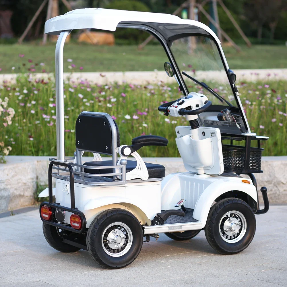 Popular Electric 4 Wheels Electric Elderly Scooter Disc Brake Mobility Scooter