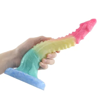 Huge Monster Dildo Dog Wolf Penis Super Cool Anal Plug Anal Massager Prostate Stimulator Anal Toys for Men Women Masturbation 2