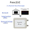 Fosc21C 2-channel WIFI wireless oscilloscope USB PC oscilloscope 1Mhz sampling rate portable oscilloscope MCU development 1