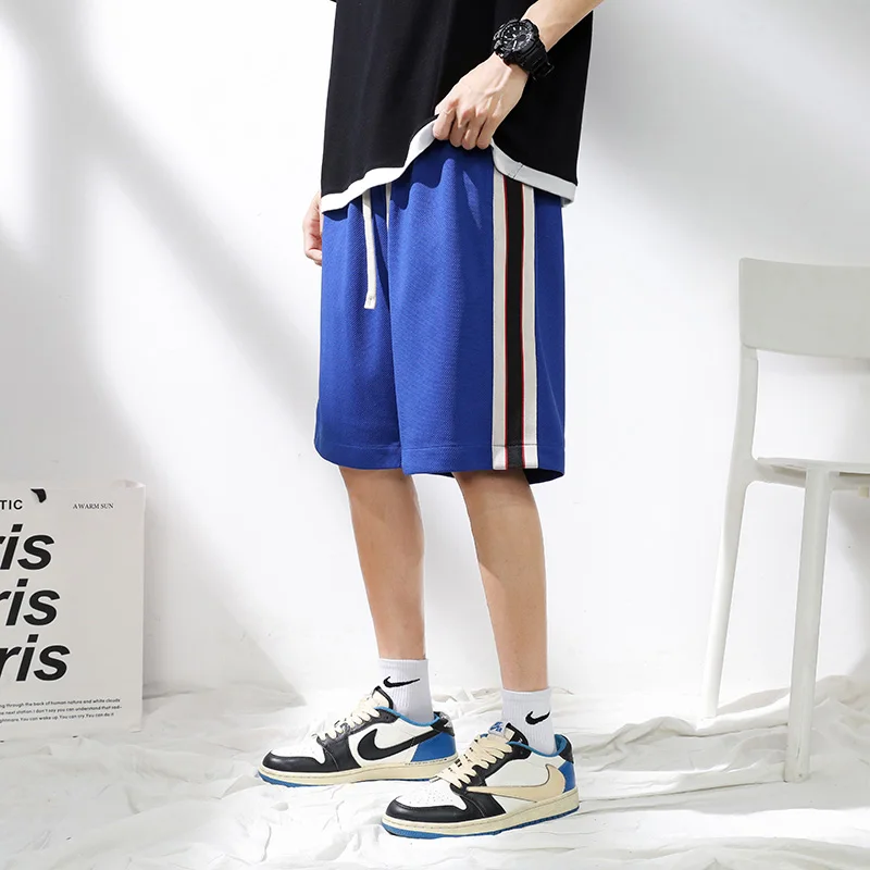 Shorts Mens Summer Sports Harajuku Basketball Shorts Pants Gym Clothing Men Casual Pants Joggers Men Patchwork Sport Baggy Pants