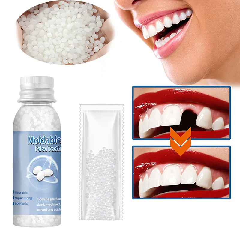 Resin Tooth Repair Glue Shapeable Teeth Gaps Filling Solid Glue