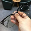 Men's Prescription Glasses Half-frame Silver Black Anti Blue Light Myopia Glasses Trendy Vintage Nearsighted Glasses -1.0 to-6.0 3